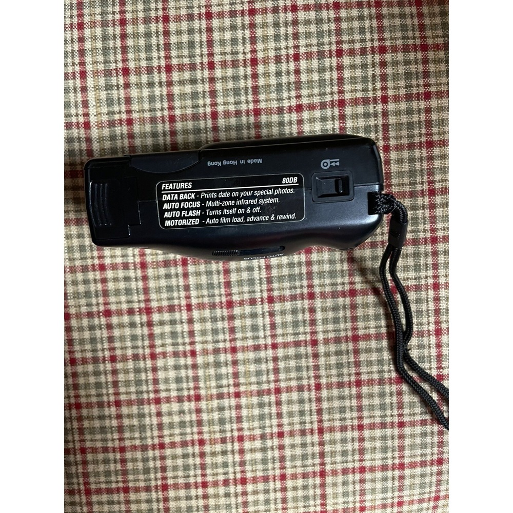 VIVITAR PS80 Data Back Auto Focus Flash Camera 35mm Teated Works - Picture 6 of 6